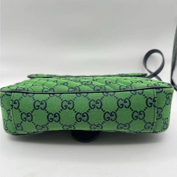 Gucci GG Canvas Small Marmont Matelassê Shoulder bag. - Picture 6 of 15